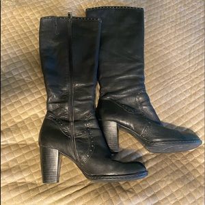 Born Black Leather Boots